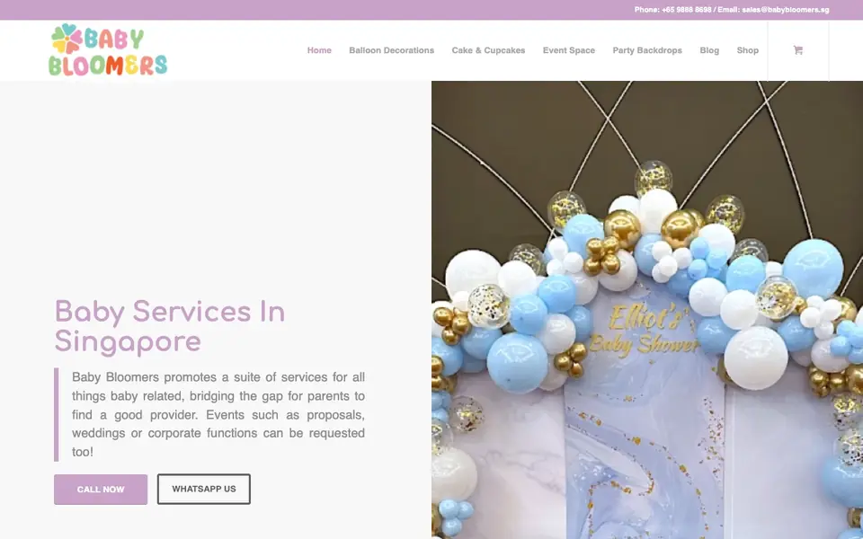 Our Little Space website homepage, 4 Oct 2026