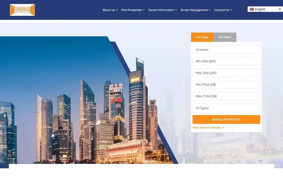 Corporate Visions website homepage, 4 Oct 2026