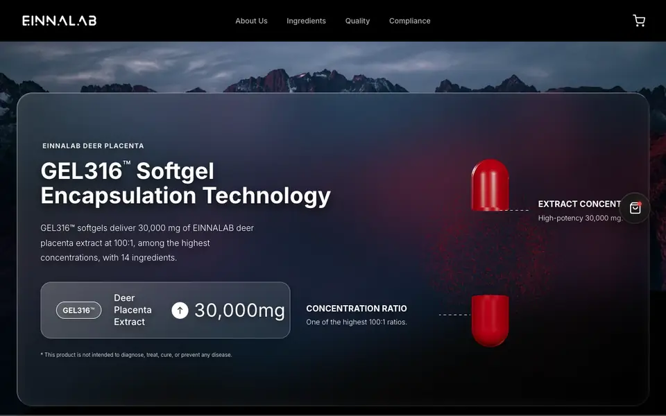 EINNALAB website homepage, 4 Oct 2026