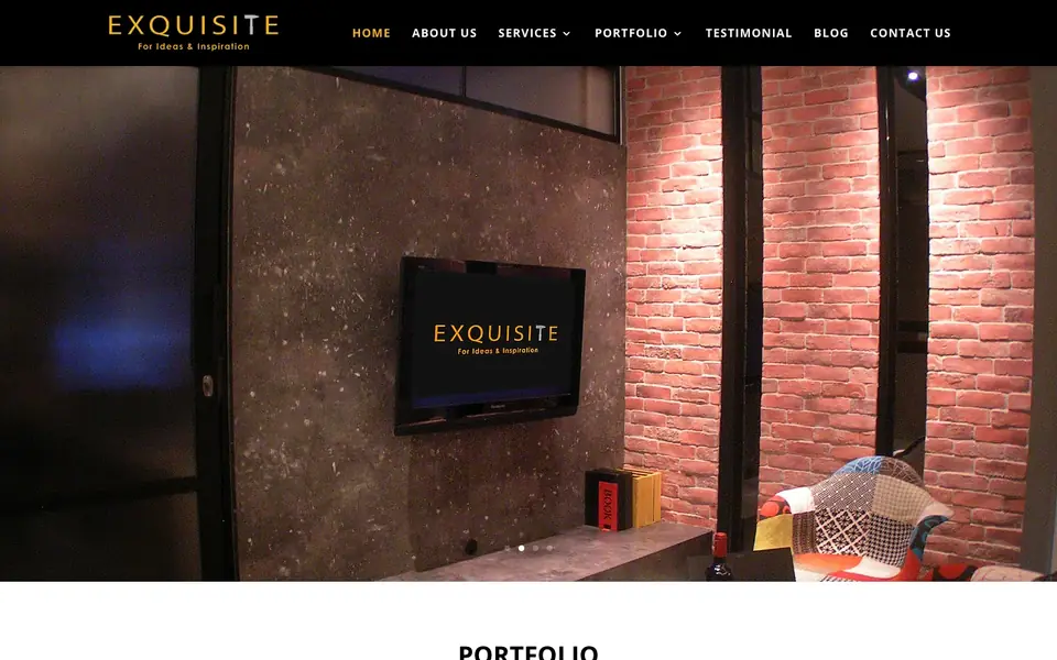 Exquisite Renovation Works website homepage, 4 Oct 2026