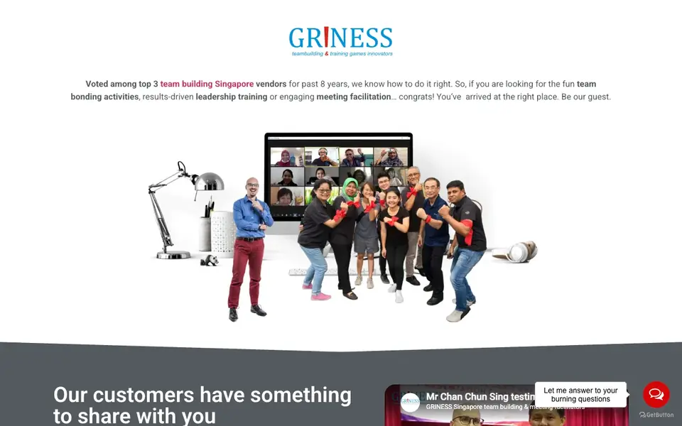 Griness website homepage, 4 Oct 2026