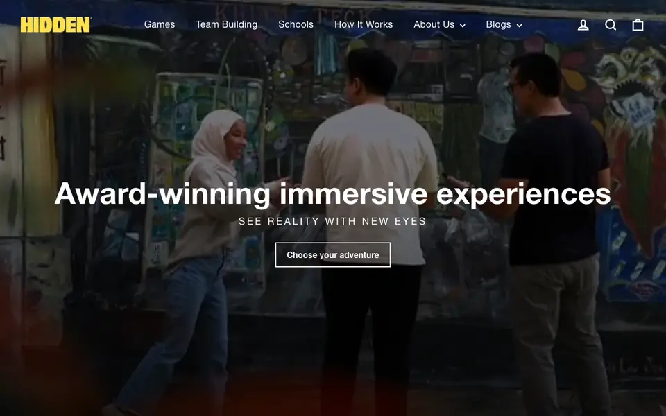 Hidden Singapore website homepage, 4 Oct 2026