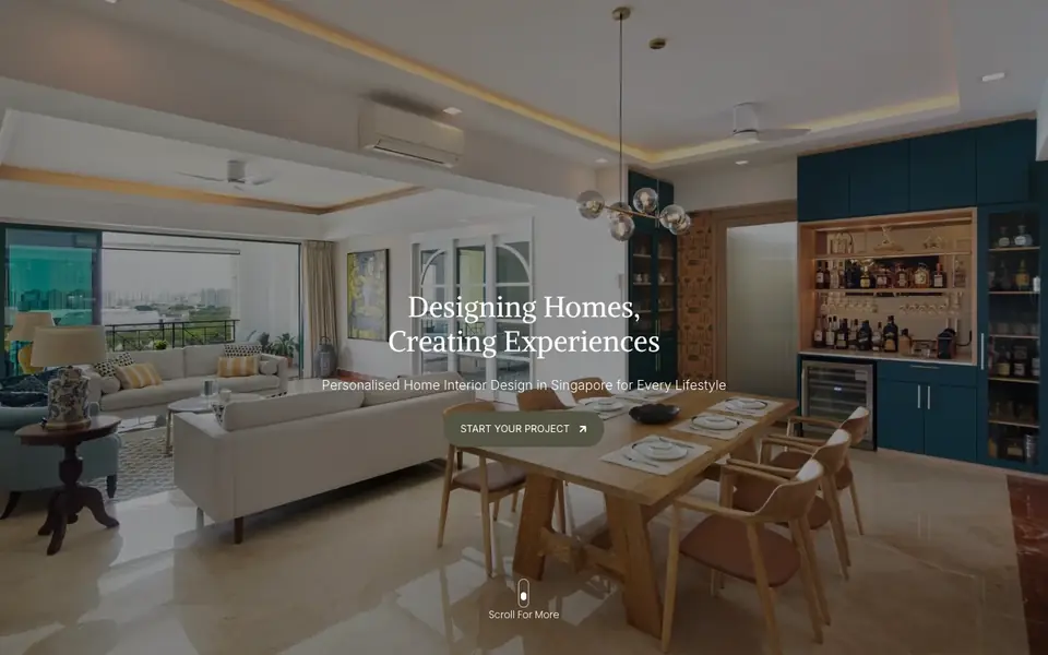 Home Guide Design & Contracts website homepage, 4 Oct 2026