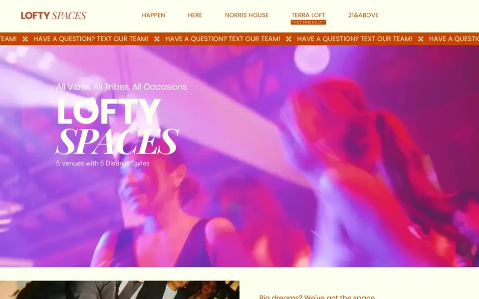 Norris House website homepage, 4 Oct 2026