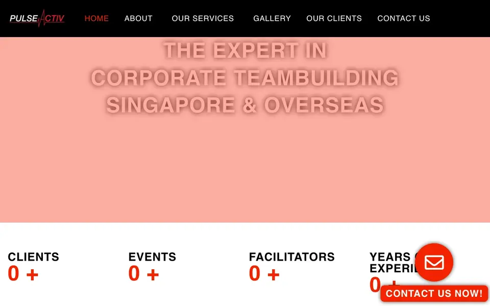 PulseActiv website homepage, 4 Oct 2026