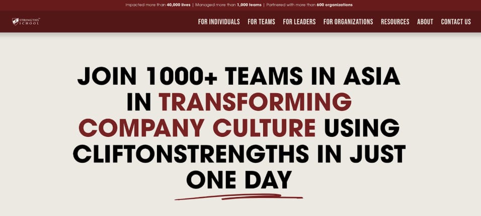 Best Team Building Provider - Strengths Schools