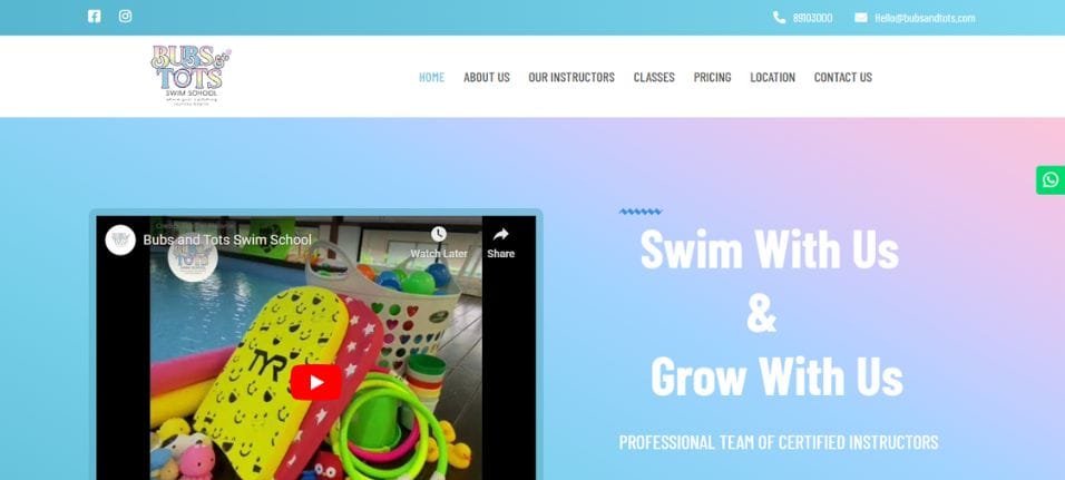 Bubs and Tots Swim School